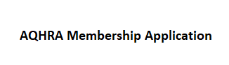 AQHRA Membership Application